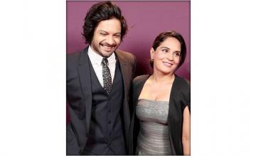 Richa Chadha & Ali Fazal party it up at the Oscars!