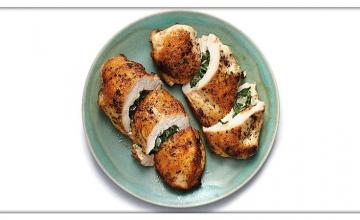 Chicken Stuffed with Spinach & Feta
