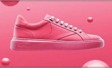 Shoes made of chewing gum