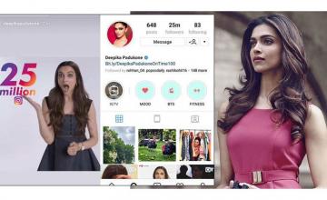 Deepika enjoys 25 million followers on Insta