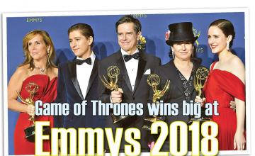 Game of Thrones win big at Emmys 2018