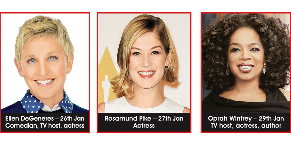 FAMOUS BIRTHDAYS OF THE WEEK | Horoscope - MAG THE WEEKLY