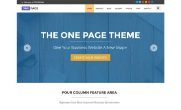 Why to Have A One-Page Website with WordPress