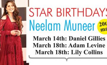 STAR BIRTHDAYS Neelam Muneer