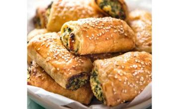 Cheese & Spinach Pasties