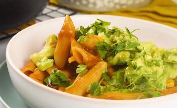 Mexican Penne with Avocado