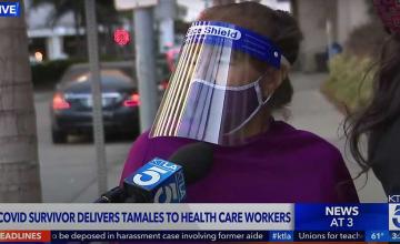 Grandma who survived covid-19 delivers 800 handmade tamales to health care workers in LA