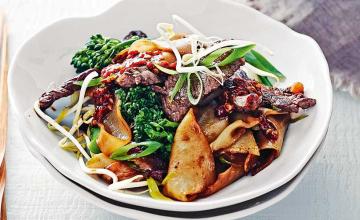 Charred Beef and Rice Noodles