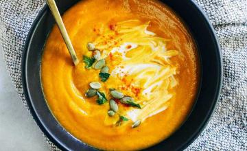 Roasted Pumpkin and Ginger Soup