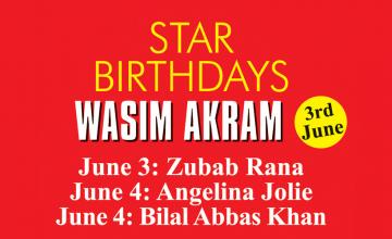 STAR BIRTHDAYS WASIM AKRAM