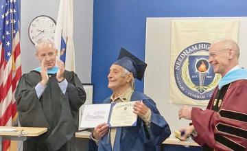 95-year-old World War II vet earns his high school diploma after 77 years