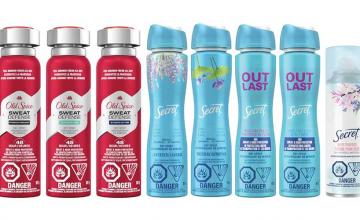 Select Old Spice and Secret spray deodorants recalled in Canada due to benzene levels