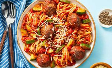 Springtime Spaghetti & Meatballs
