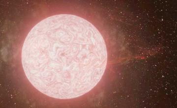 Giant dying star explodes as scientists watch in real time