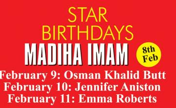 STAR BIRTHDAYS MADIHA IMAM
