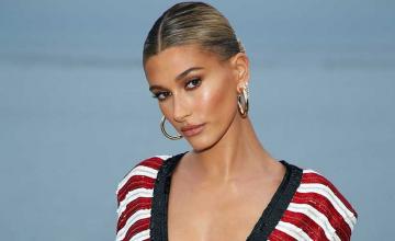 Hailey Bieber dropped a hint about her upcoming beauty brand in a latest shoot