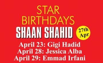 STAR BIRTHDAYS SHAAN SHAHID