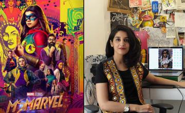 The new ‘Ms Marvel’ poster features Pakistani illustrator Shehzil Malik’s fine artwork