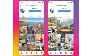 Instagram shuffles hashtag content in a new test that removes its ‘recent’ tab