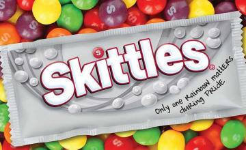Not everyone on the internet is pumped that Skittles went white for pride month