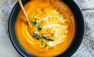 Roasted Pumpkin and Ginger Soup