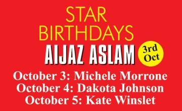 STAR BIRTHDAYS AIJAZ ASLAM