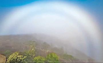 PHOTOGRAPHER SHARES PICTURE OF MYSTERIOUS FOGBOW FORMATION, SURPRISES INTERNET