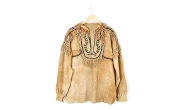 Indigenous jacket from 1850s Canada turns up in a vintage shop in Barnsley