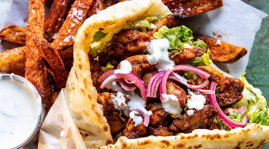 Herby Chicken Gyros | Cookery - MAG THE WEEKLY