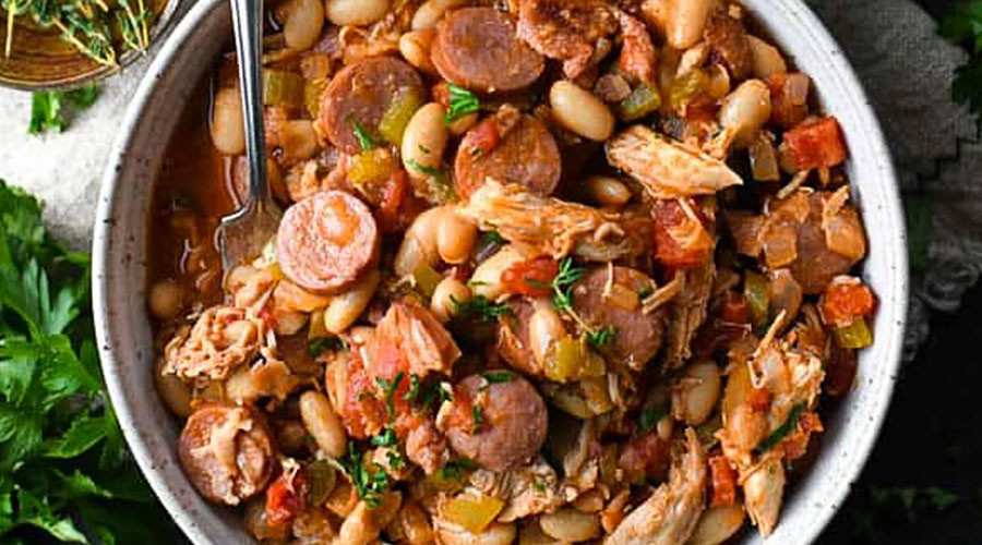 ChickenandSausage Cassoulet Cookery MAG THE WEEKLY