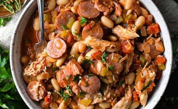 Chicken-and-Sausage Cassoulet