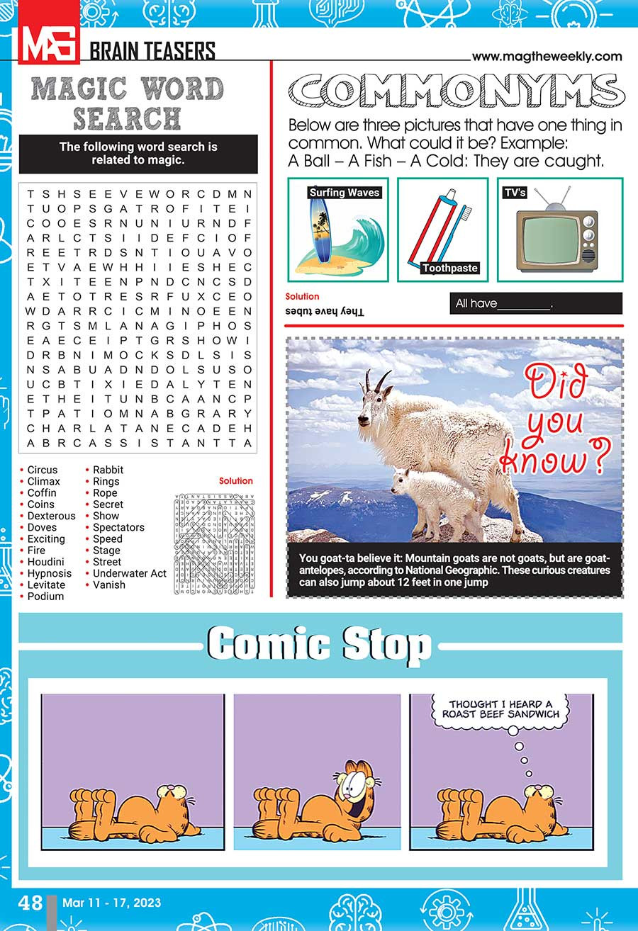 MAGIC WORD SEARCH | Brain Teasers - MAG THE WEEKLY