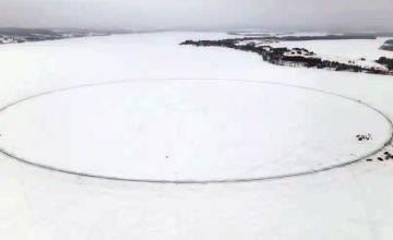 Circle back: Maine claims biggest ice disk, at 1,776 feet