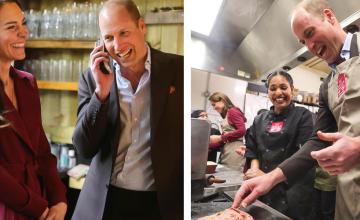 PRINCE WILLIAM TAKES BOOKING FOR INDIAN RESTAURANT; MAKES ROTI WITH KATE