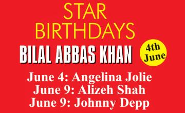 STAR BIRTHDAYS BILAL ABBAS KHAN