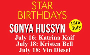 STAR BIRTHDAYS Sonya Hussyn