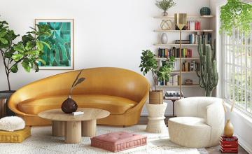 It is all about curved furniture trend!
