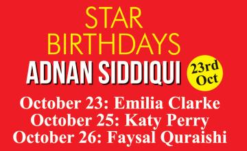 Star Birthdays Adnan Siddiqui