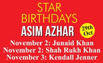 Star Birthdays Asim Azhar