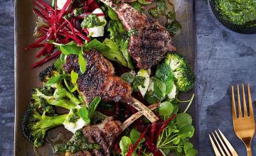 Minty Lamb with Beetroot and Charred Broccoli