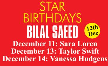 Star Birthdays Bilal Saeed