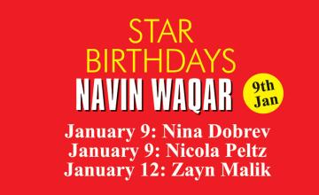 STAR BIRTHDAYS NAVIN WAQAR