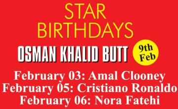 Star Birthdays Osman Khalid Butt