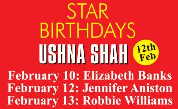 Star Birthdays Ushna Shah