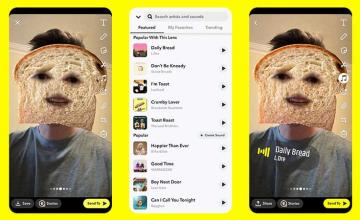 SNAPCHAT IS ADDING AUDIO RECOMMENDATIONS AND SONG SYNCING