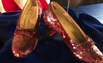 A man has been charged with stealing Judy Garland's 'Wizard of Oz' ruby slippers