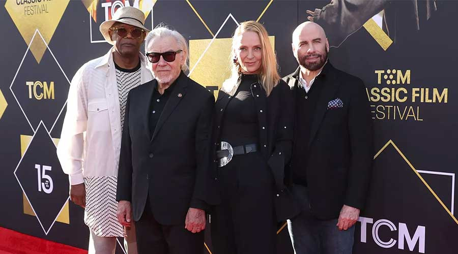 Pulp Fiction cast reunites for film’s 30th anniversary celebration