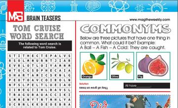 Tom Cruise Word Search