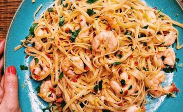 Prawn, Chilli and Lemon Tagliatelle