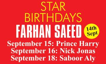 Star Birthday: Farhan Saeed